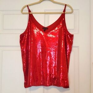 Beautiful glittering spaghetti strap top